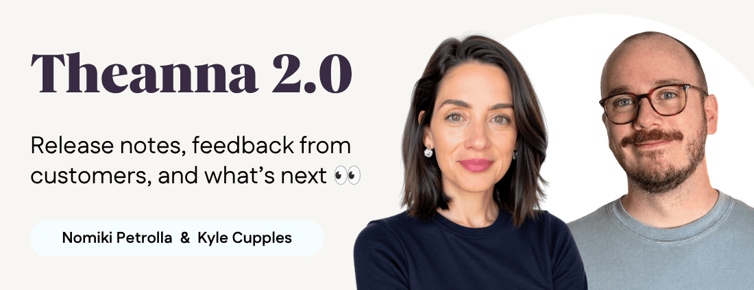 Demo and AMA with Nomiki Petrolla and Kyle Cupples for the Theanna 2.0 launch, August 27